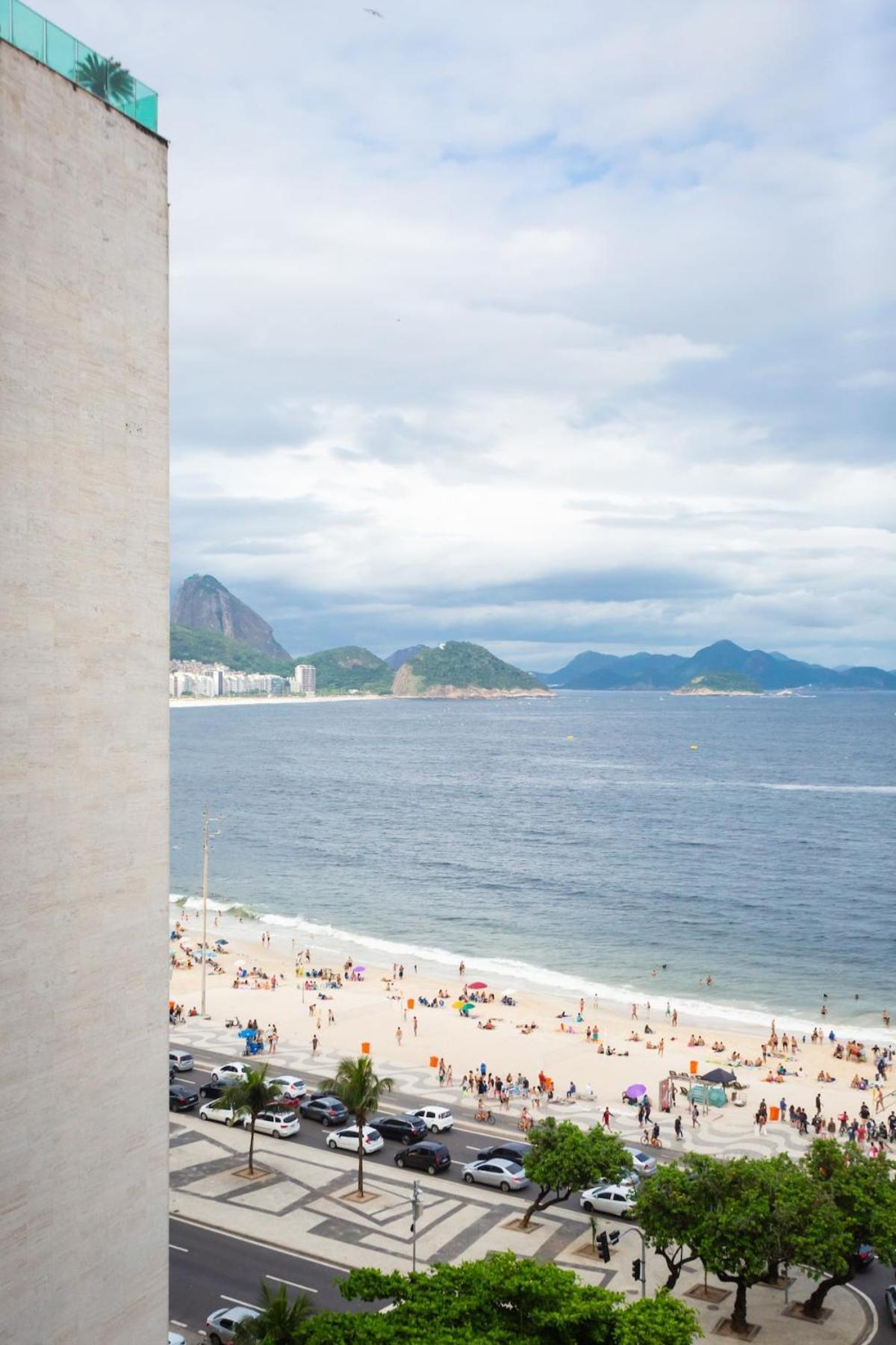 Vista Praia De Copacabana Quarto Laranja 304 Rio de Janeiro Bagian luar foto